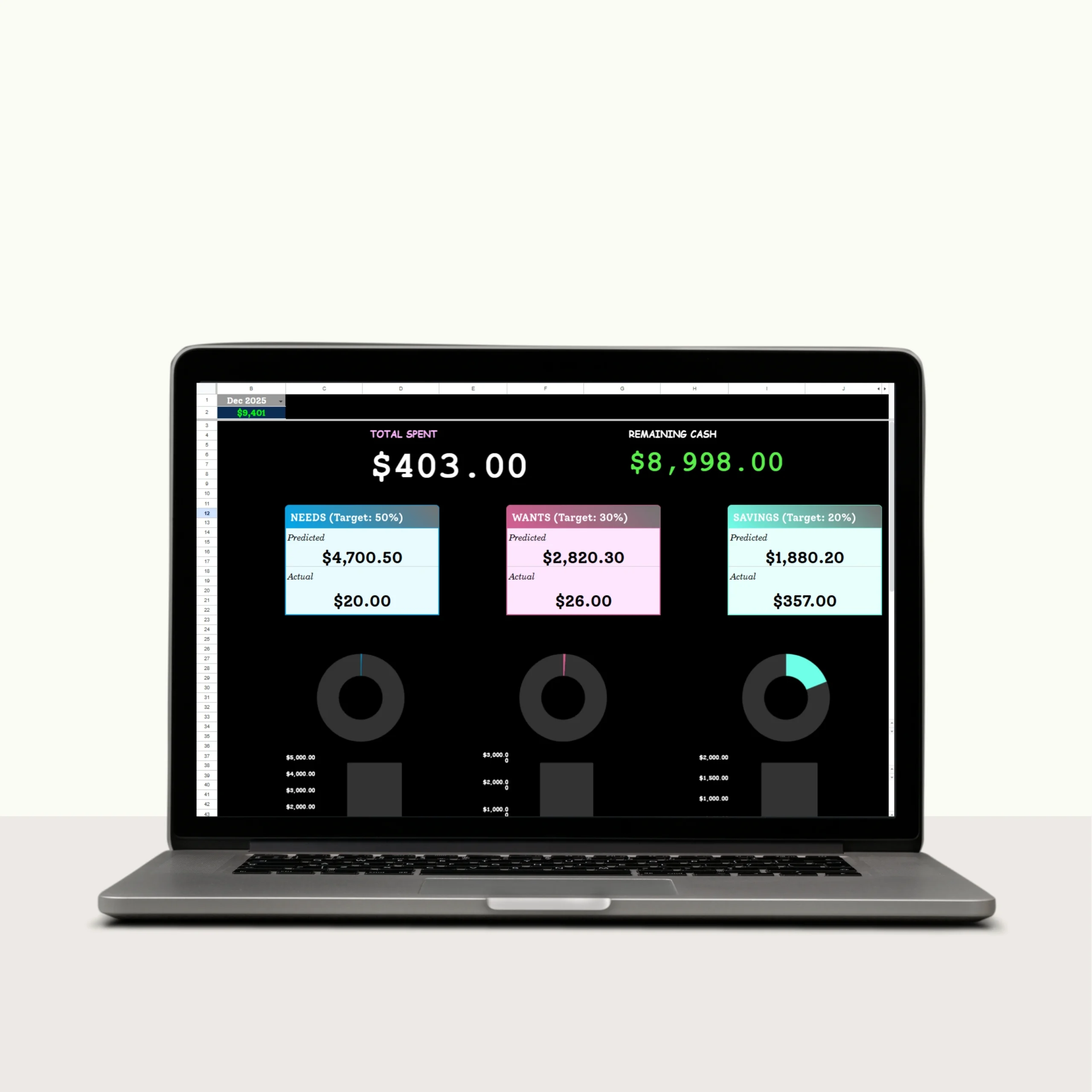 The 50 30 20 Budget Template